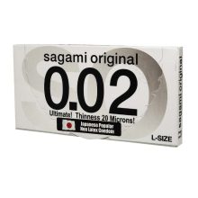 کاندوم ساگامی سایز بزرگ 2 عددی اورجینال SAGAMI ORIGINAL 0.02