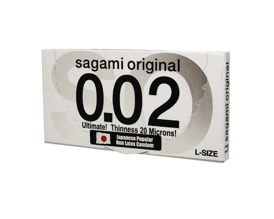 35670کاندوم ساگامی سایز بزرگ 2 عددی اورجینال SAGAMI ORIGINAL 0.02